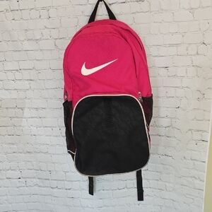 Nike Brasilia XL Backpack In Fushia And Black